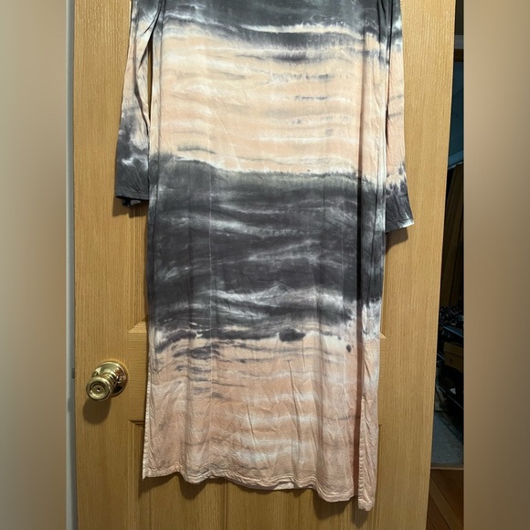 Anthropologie Dolan Trina Tie-Dye Midi Dress Women’s Size Small Long Sleeves - Picture 4 of 12